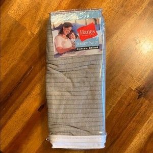 Hanes Gray Jersey Knit, Standard Sham Bedding